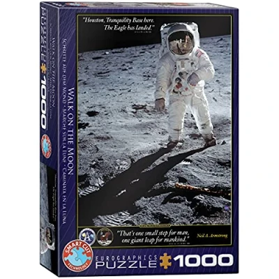 Image of Eurographics 6000 4953 Walk on the Moon Puzzle, Various, 48 x 68 cm