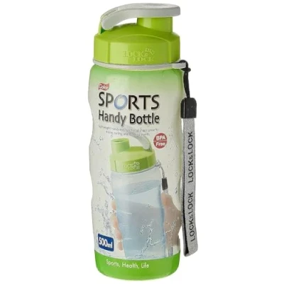 Image of Lock &amp; 500ml Green Sports Handy Bottle With Carry Strap