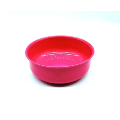 Image of Kimmel 21 000 0410 1 Bowl Cereal Soup Plastic Reusable Shatterproof Stackable 10 cm, Fuchsia