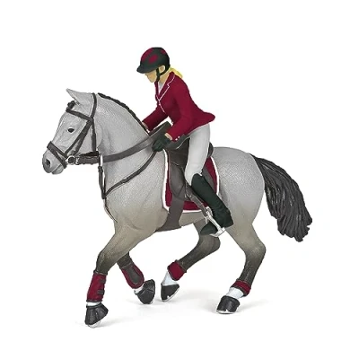 Image of Papo 51563 Competition Riding Girl HORSES, FOALS AND PONIES Figurine, Multicolour