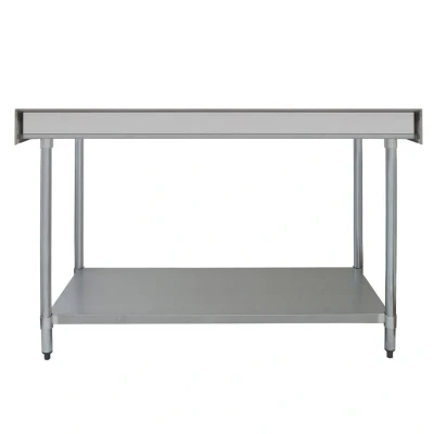 Image of Commercial Stainless Steel Catering Table 5ft Wide