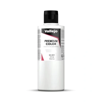 Image of Vallejo VAL63001 Model Paint, White, 200 ml (Pack of 1)