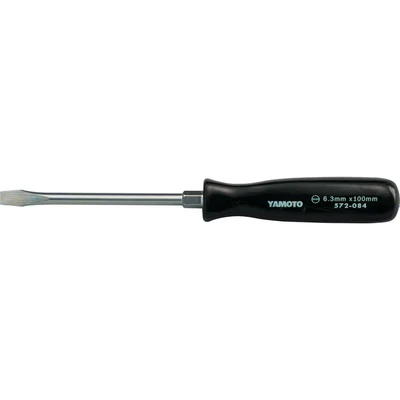 Image of Yamoto Mechanics Flat Head Screwdriver, 6.5mm Slotted Tip, 100mm Blade
