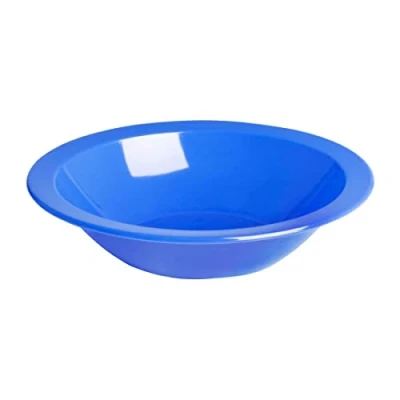 Image of Olympia Kristallon Polycarbonate Bowl Blue 400ml 14oz 6 3/4&quot; (Box 12)