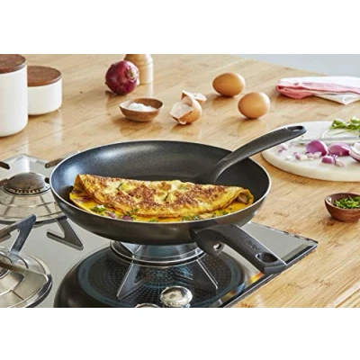 Image of Tefal Aluminium Non Stick 24cm &amp; 28cm FryPan Twin Pack