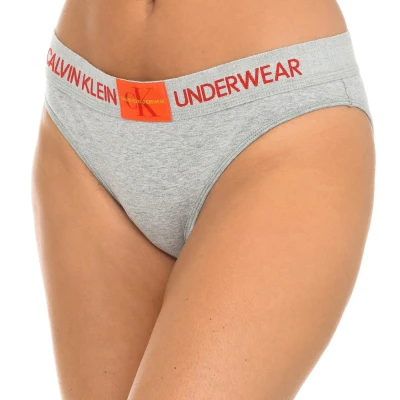 Image of Calvin Klein Womens brief Grey Cotton Size X Small