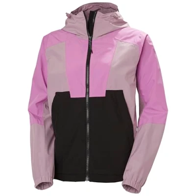 Image of Helly Hansen RIG RAIN Jacket Outdoor jacket, Women&#039;s, Size: Small, Meta pink