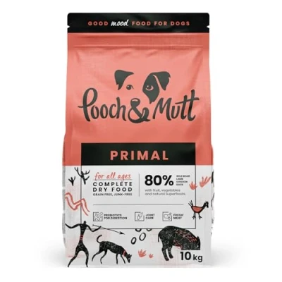 Image of Pooch &amp; Mutt Primal High Protein Grain Free Dry Dog Food, Wild Boar Flavour, 10kg
