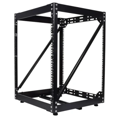 Image of kenable 19 inch Open Rack 6U Frame Data Cabinet PDU/Network/Panel/Switch Office/Studio