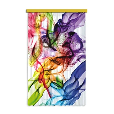 Image of AG Design Curtains, 3D Photo Print, Light, 100% PES, Multicolor, 140 x 245 cm / 55 96,5 inches