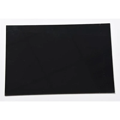 Image of KAISH Black 1 Ply Blank Pickguard Scratch Plate Material Sheet 29x43cm