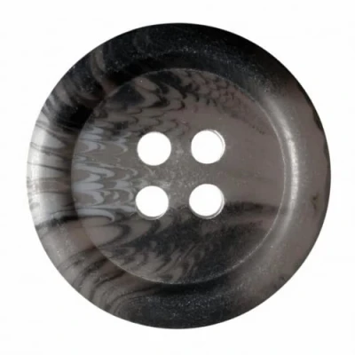 Image of Hemline Round Tortoise Shell Pattern Buttons Beige per Pack of 5