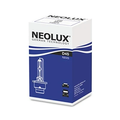 Image of NEOLUX Standard D4S, xenon headlight bulb for cars and trucks, NX4S, 4300 K, 42V, 35W, folding box (1 bulb)