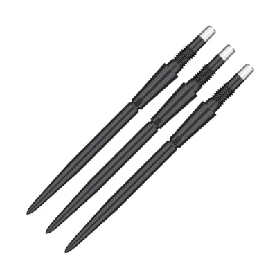 Image of TARGET Darts Swiss Point Storm Dart Points (3 Pack Set of Tips) 35mm Black SP Change Point, Professional Accessories