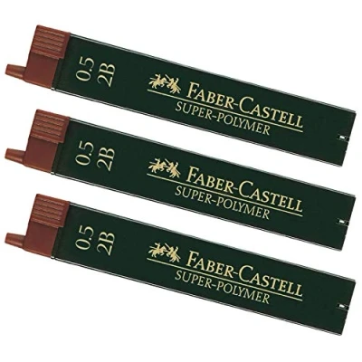 Image of Faber Castell Fine leads in case (.5 mm 2B (36 leads))