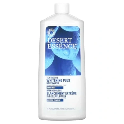 Image of Desert Essence Mouthwash, Tea Tree Whitening Mint, 16 Fluid Ounce