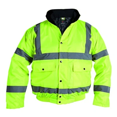 Image of ProForce Class 3 High Visibility 300D Superior Hi Vis Viz Bomber Jacket Coat (Medium, Yellow)