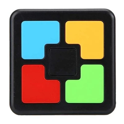 Image of Kids Memory Toy, Plastic Interaction Intelligent Music Light Training Game Toy Educational Brain Teaser for Boys Girls Aged 3 4 5 6 7 8(Single Hand)