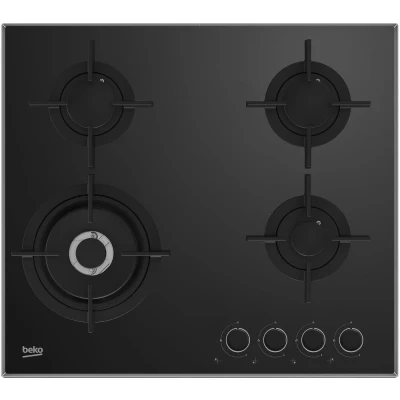 Image of BEKO Pro HCLW64222S 59 cm Gas Hob Black