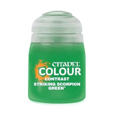 Image of Games Workshop Citadel Contrast Paint: Striking Scorpion Green (18ml)