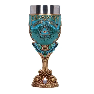 Image of Nemesis Now Teller Goblet, Blue, 19.5cm, Resin