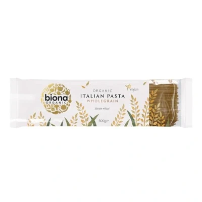 Image of Biona Organic Wheat Pasta Wholegrain Spaghetti 500g (Pack of 12
