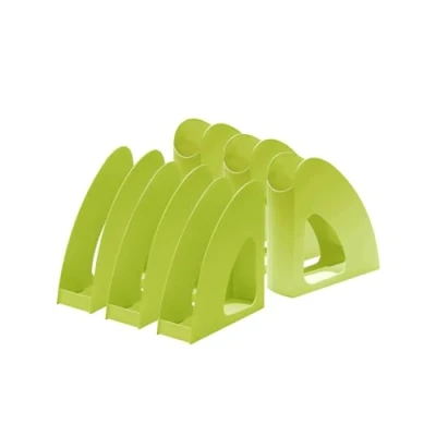 Image of HAN Magazine File Re Loop 1 Piece, Say Yes to 100% Recycled Rack, Standing Folder, Modern, Young Design for DIN A4/C4 Documents, 76 x 239 256 mm, 16218 950, Lemon