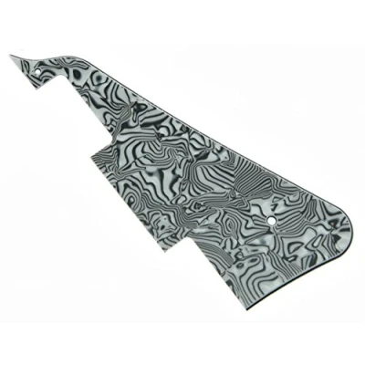 Image of KAISH LP Standard Pickguard Guitar Pick Guard Scratch Plate for Les Paul Guitars Made in USA Zebra Stripe