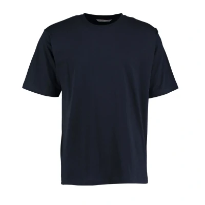 Image of Kustom Kit Mens Short Sleeve T Shirt, Navy Blue, Medium. KK500