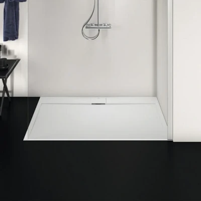 Image of Ideal Standard i.life Ultra Flat S Non Slip Shower Tray 1800 x 800mm Pure White T5236FR