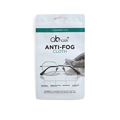 Image of The Body Doctor Anti Fog Dry Cloth, Demister Lens Wipe for Glasses, Stay Mist Free 48 Hours, Reusable up to 1000 Times, Single Pack