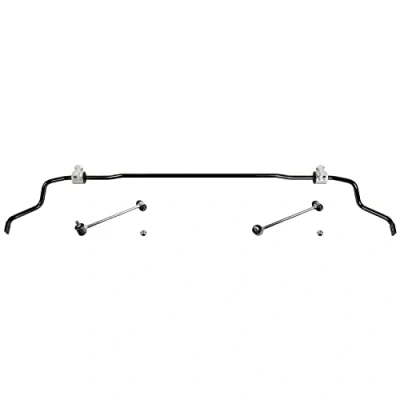Image of 2043260465, 2043260465S1, A2043260465, A2043260465S1 Sway Bar FEBI BILSTEIN 171395 Rear Axle with rubber mounts coupling rod