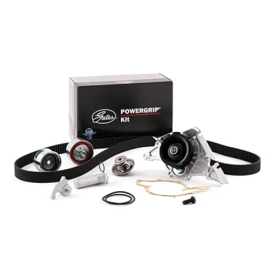 Image of 5493XS, T41082, T41100, T41227, T43026 water pump + Timing Belt Kit GATES KP2TH25493XS 1 with G Force Redline CVT thermostat