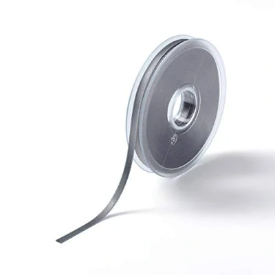 Image of Prym Satin Ribbon 6 mm Grey, 100% Polyester, Gray