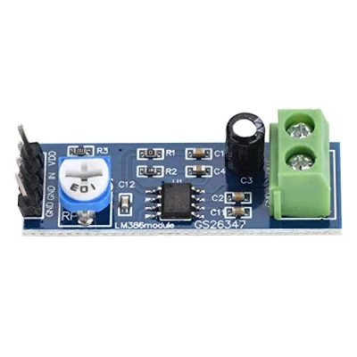 Image of 5pcs Audio Amplifier Modules, 200 Times Gain 5V 12V Power Module for Ek1236 L1P8 (5pcs LM386)