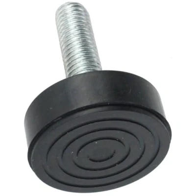 Image of SPARES2GO Universal Fridge Freezer Adjustable Screw in Foot (10mm Thread)