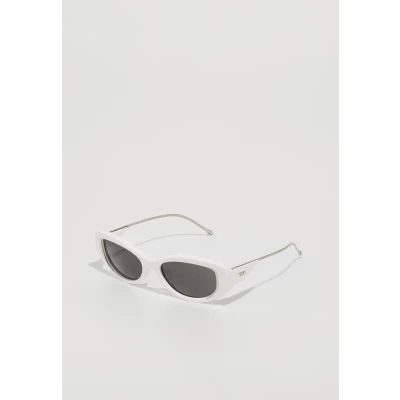 Image of DIESEL Woman DL2001MU 712/87 Sunglasses Acetate White Grey Round Normal