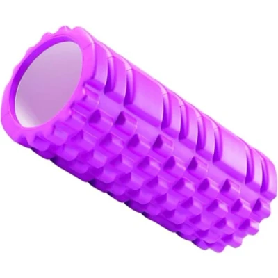 Image of Foam Roller Deep Tissue Massage Trigger Point Muscles Therapy Physio Yoga Roll Muscle Massager Back Exercise Home Gym Fitness Legs, Calf, Pilates, Runners (Purple)