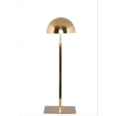 Image of U/K Gold Stainless Steel Adjustable hat cap display stand holder racks