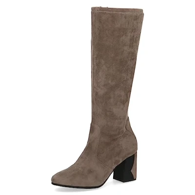 Image of CAPRICE Women&#039; 9 25526 41 Lace Up Heeled Ankle Boot, Chocolate, 5 UK