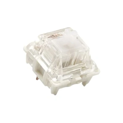 Image of Pack of Gateron ks 9 Key Switches for Mechanical Gaming Keyboards Plate Mounted (Gateron Clear, 65 Pcs)