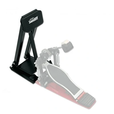 Image of Evans RFBASS RealFeel Folding Bass Pedal Practice Pad Kick Drum Fits Single and Double Pedals Realistic Rebound