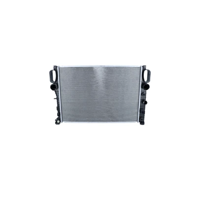 Image of 2115000102, 2115001302, A2115000102, A2115001302 Engine radiator NRF EASY FIT 53423 Aluminium 640mm 451mm 24mm with seal ring Brazed cooling fins