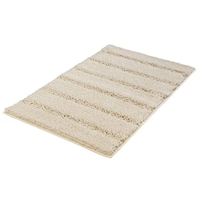 Image of Kleine Wolke Monrovia Bath Rug, Polyester, Beige, 70 x 120 2.5 cm