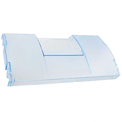 Image of SPARES2GO Transparent Basket Front Drawer Cover for Beko Fridge Freezer