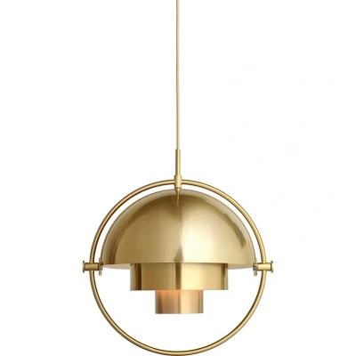 Image of GUBI Multi Lite pendant light, Ø 36 cm, brass/brass