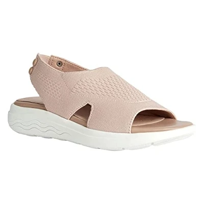 Image of Geox Women&#039;s D Spherica Ec5 Sandal, Nude, 8 UK
