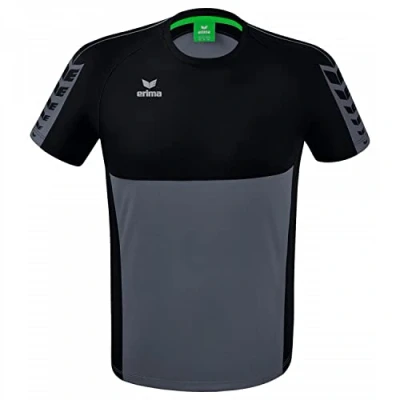 Image of Erima Men&#039;s Six Wings Functional T Shirt, Slate Grey, L