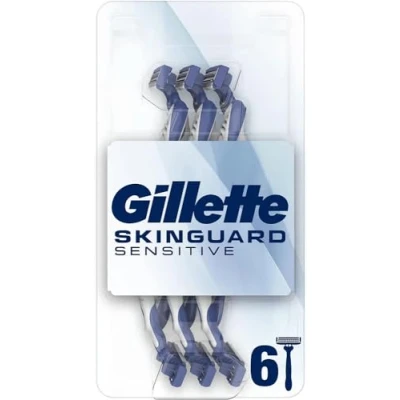 Image of Gillette SkinGuard Disposable Razor for Sensitive Skin x8, Clinically Tested