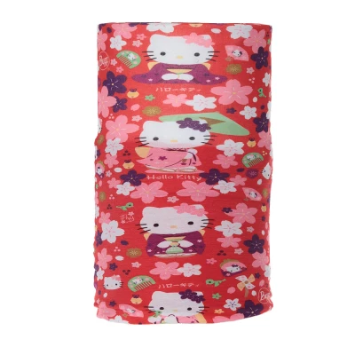 Image of Buff Girls Multifunctional microfiber and fleece tubular Hello Kitty 42100 girl Multicolour One Size